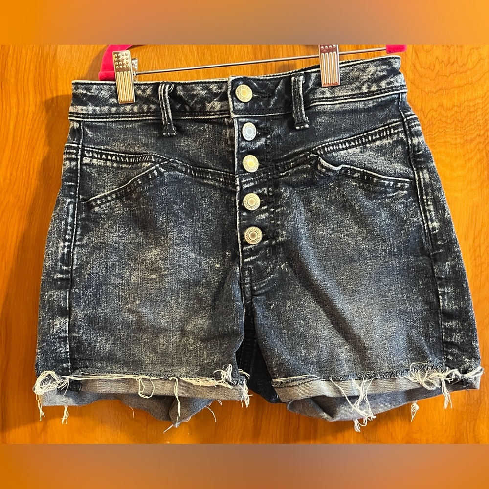 American Eagle Denim Shorts Size 0 - Picture 1 of 13